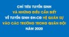 Các trường Quân đội công bố chỉ tiêu tuyển sinh năm 2020