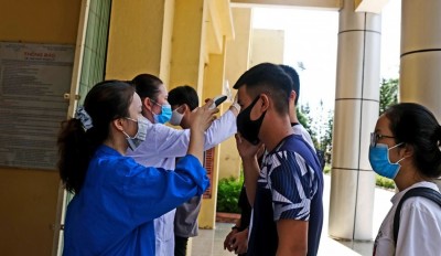 Thanh Hóa khởi động 6 phòng thi dự phòng cho 9 thí sinh bị ho, sốt
