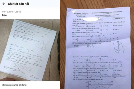 Làm rõ vụ nam sinh phát hiện đề trên mạng ‘khá giống’ đề môn toán thi tốt nghiệp THPT