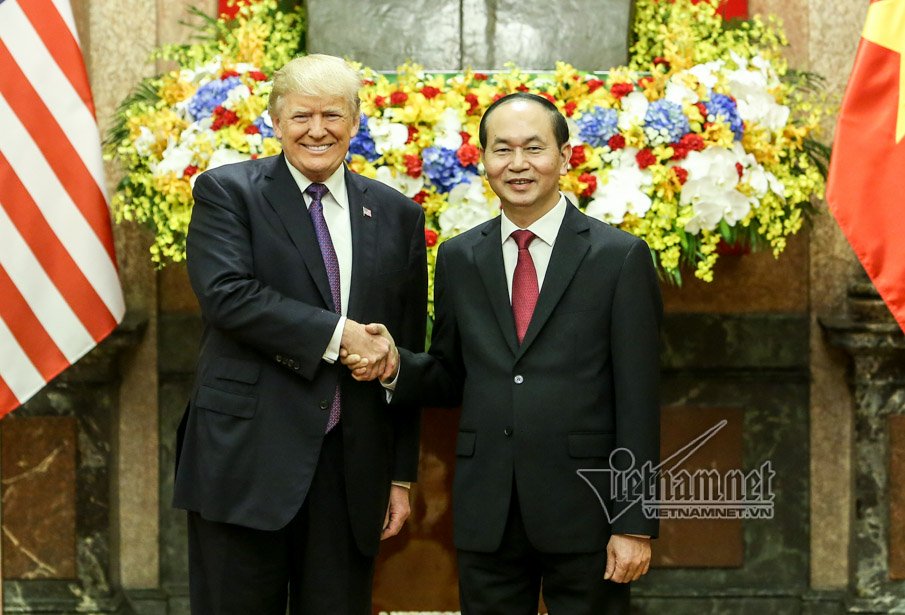 dau an chu tich nuoc tran dai quang qua anh