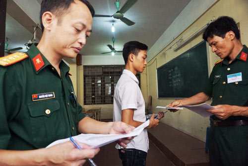 tieu chuan tuyen sinh cua cac truong quan su