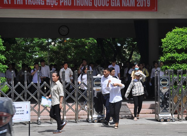 25 thí sinh vi phạm quy chế trong buổi thi đầu tiên Kỳ thi THPT QG 2019