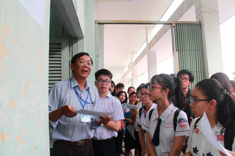 Thí sinh tham gia kỳ thi đánh giá năng lực tại ĐH Quốc gia TP.HCM. Ảnh minh họa