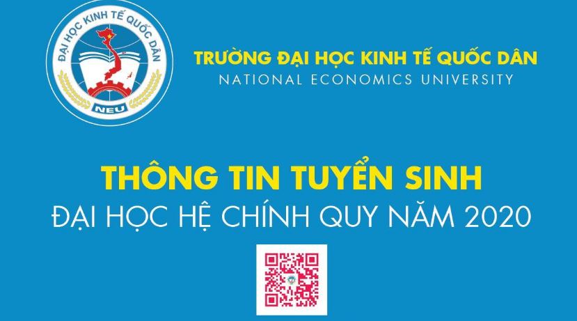 Thông tin tuyển sinh Đại học hệ Chính quy năm 2020 của Trường Đại học Kinh tế Quốc dân