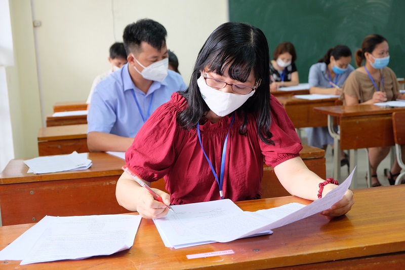 Chấm thi tốt nghiệp thpt 2021