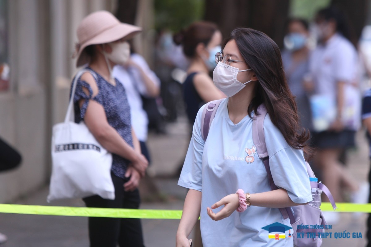 Thí sinh dự thi tốt nghiệp THPT năm 2021. 