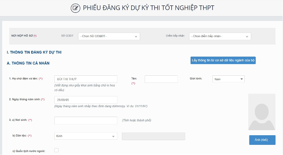 Hướng dẫn đăng ký dự thi tốt nghiệp THPT 2022 trực tuyến