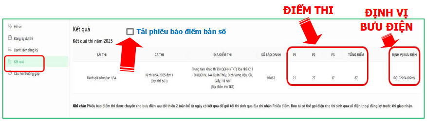 Hướng dẫn đăng ký HSA - Kỳ thi đánh giá năng lực ĐHQG Hà Nội